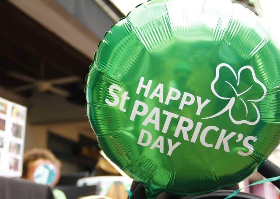 Happy St. Patrick's Day balloon