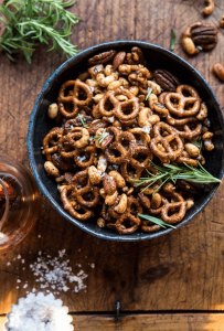 pretzels in a bowl
