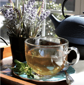 Lavender mint tea